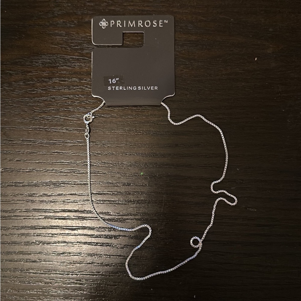 16” Sterling Silver necklace
